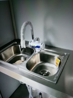 Remolque móvil de fibra de vidrio para vender comida rápida china en ruedas de carretera