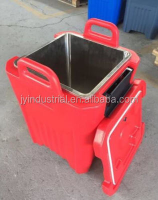 Equipo de transporte GN Envasador de alimentos de plástico aislado con calefacción térmica