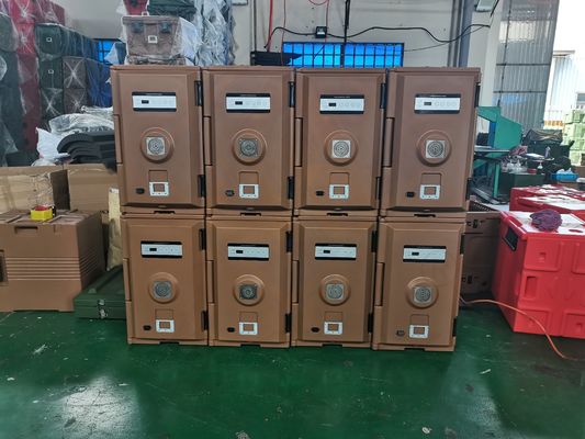 Caja de comida eléctrica de plástico Conjunto de calentador de alimentos con temporizador y caja fresca multicolor