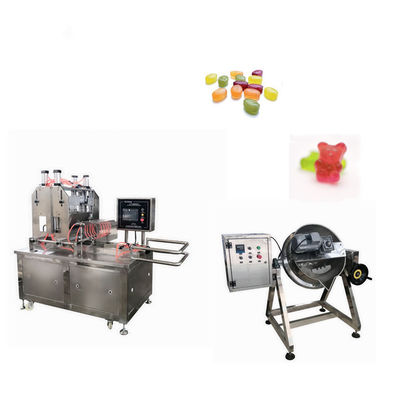 Capacidad de producción de 20 a 50 kg/h Máquina para hacer caramelos gomosos con materia prima de gelatina
