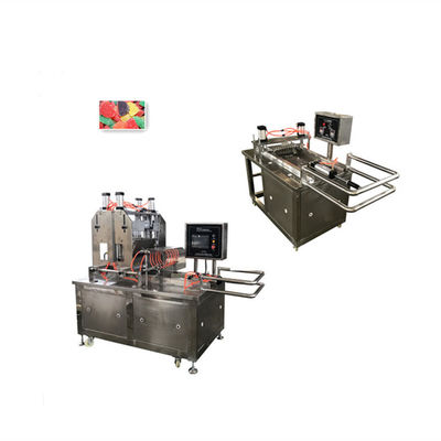 20-50 kg/h Máquina de caramelos gomosos de arándanos agrios para venta al por menor Producción de caramelos de jalea