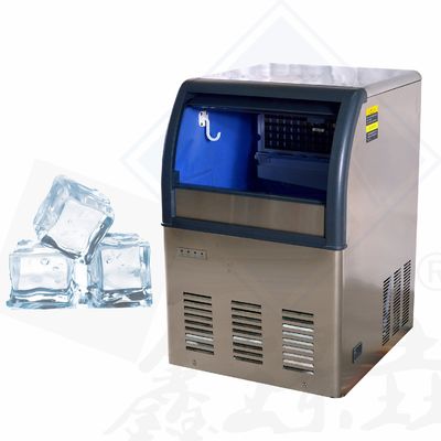 Fabricante de bloques de hielo de esfera transparente comercial con máquina automática de hielo de cubo
