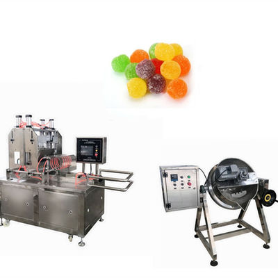 Máquina de depósito de goma de tortuga de uva comercial a base de gelatina para la fabricación de dulces