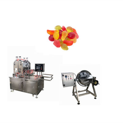 Máquina de depósito de goma de tortuga de uva comercial a base de gelatina para la fabricación de dulces