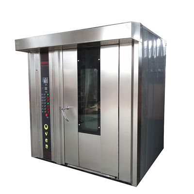 Equipo de panadería de baguette 64 bandejas Horno rotativo con piezas de horno de pan italiano Pita