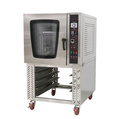 Horno de convección profesional de panadería de acero inoxidable para cocina 545*430*1300mm
