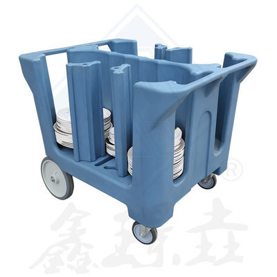 Equipo de comida de buffet de hotel carro de platos de moldeo rotativo para gabinete móvil y calefacción de platos