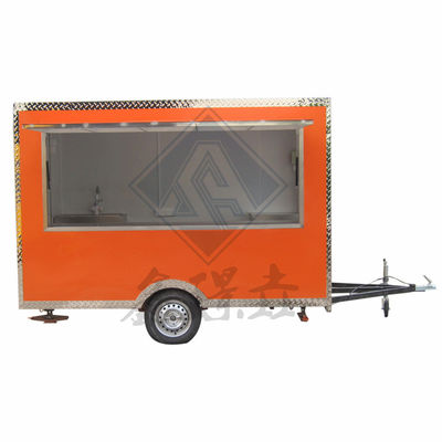 Remolque de bar camiones de comida callejera Miami helados remolque de comida galvanizado bebidas perrito caliente carro de café para panadería