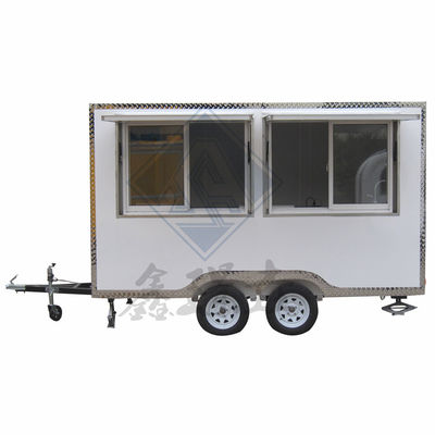 Remolque de bar camiones de comida callejera Miami helados remolque de comida galvanizado bebidas perrito caliente carro de café para panadería