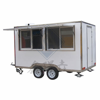 Remolque de bar camiones de comida callejera Miami helados remolque de comida galvanizado bebidas perrito caliente carro de café para panadería