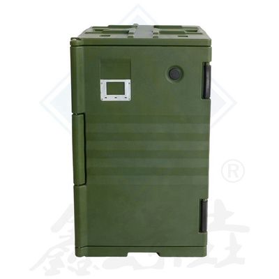 Equipo de comida de buffet de hotel Caja aislada de moldeo rotativo multicolor para almacenamiento de alimentos