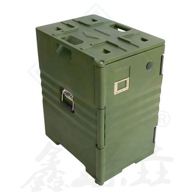 Equipo de comida de buffet de hotel Caja aislada de moldeo rotativo multicolor para almacenamiento de alimentos