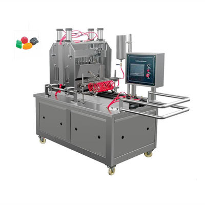 500 kilos Máquina de fabricación de caramelos de goma de alta productividad Producción comercial de caramelos