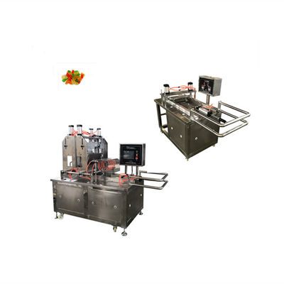 500 kilos Máquina de fabricación de caramelos de goma de alta productividad Producción comercial de caramelos