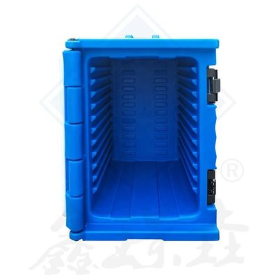 Caja aislada de tamaño personalizado con ruedas pequeñas y diseño multicolor en la caja de almuerzo