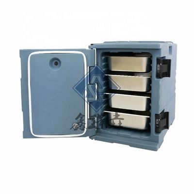 Caja de alimentos aislada térmicamente, bandeja de alimentos, depósito de moldeado rotativo para el transporte