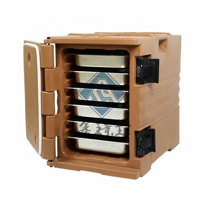 Caja de alimentos aislada térmicamente, bandeja de alimentos, depósito de moldeado rotativo para el transporte