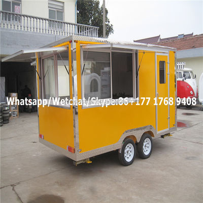 Camión de comida móvil con máquina de algodón y carro 2300*1650*2300mm Voltado 220V