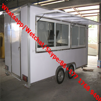 Camión de comida móvil con máquina de algodón y carro 2300*1650*2300mm Voltado 220V
