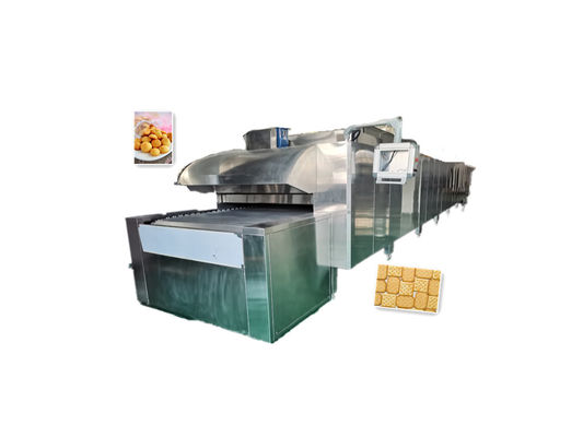 Horno de túnel fácil de usar para tostar pan de pita en panaderías industriales