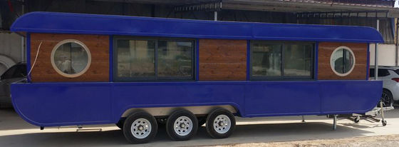 Vans comerciales con concesión de calle móvil para camión de alimentos refrigerador congelador