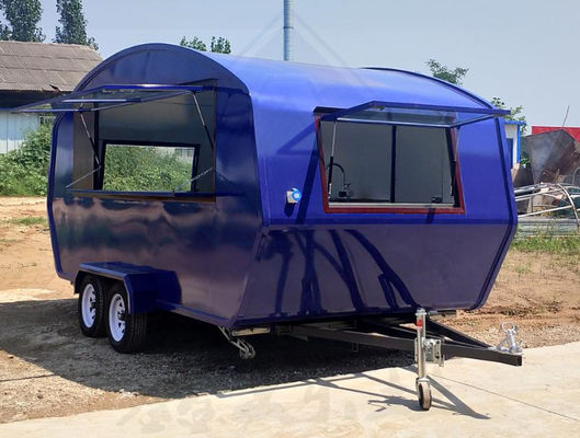 Vans comerciales con concesión de calle móvil para camión de alimentos refrigerador congelador