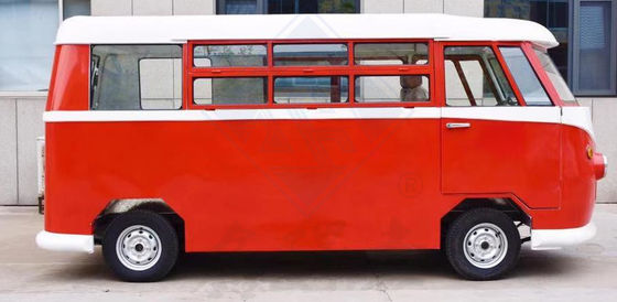 Vans comerciales con concesión de calle móvil para camión de alimentos refrigerador congelador