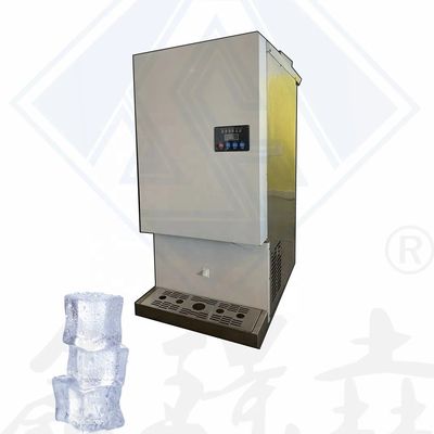 Máquina automática de fabricación de bloques de hielo de alta capacidad de 40 kg/24 h para la producción comercial de hielo