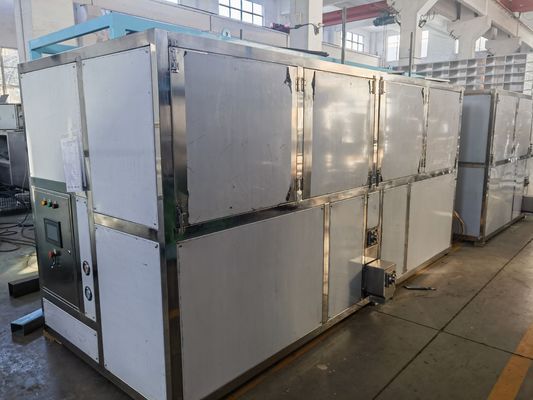 Fabricante de hielo de cubo industrial de refrigeración por agua con función automática de fabricación de hielo