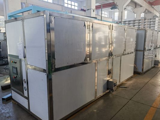 Fabricante de hielo de cubo industrial de refrigeración por agua con función automática de fabricación de hielo
