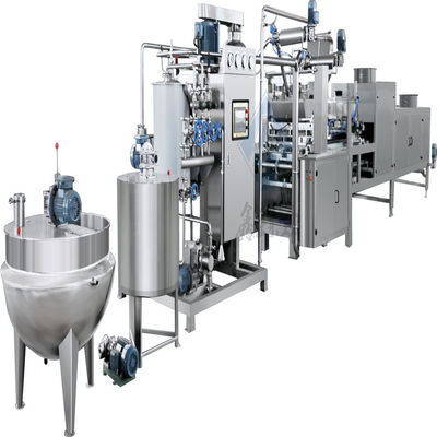 Máquina de fabricación de caramelos duros de alta capacidad con tamaño 1900x980x1700mm y voltaje 220V