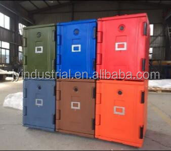 Capacitación de 90L, portacohetes aislados de carga frontal para el transporte de alimentos calientes