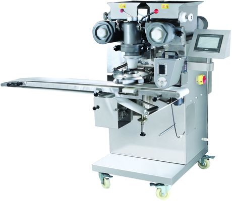 Máquinas profesionales de incrustación de doble relleno para galletas y alimentos horneados