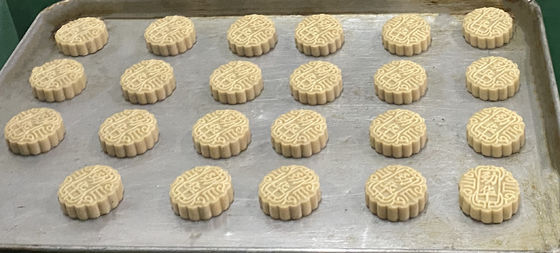 Máquinas profesionales de incrustación de doble relleno para galletas y alimentos horneados