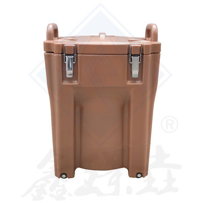 Refrigerador de bebidas de barril redondo portátil aislado para gabinete de calentamiento de alimentos fácil de limpiar