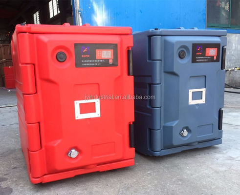 Las cajas térmicas de entrega de comida rápida de los restaurantes para el transporte conveniente de pasteles