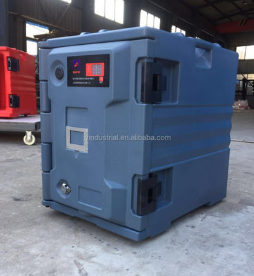 Cargador eléctrico de bandejas de comida con carga frontal aislado y conveniente para restaurantes