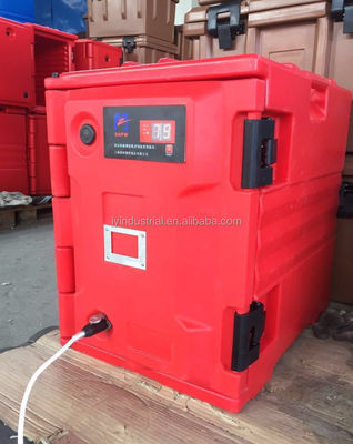 Cargador eléctrico de bandejas de comida con carga frontal aislado y conveniente para restaurantes