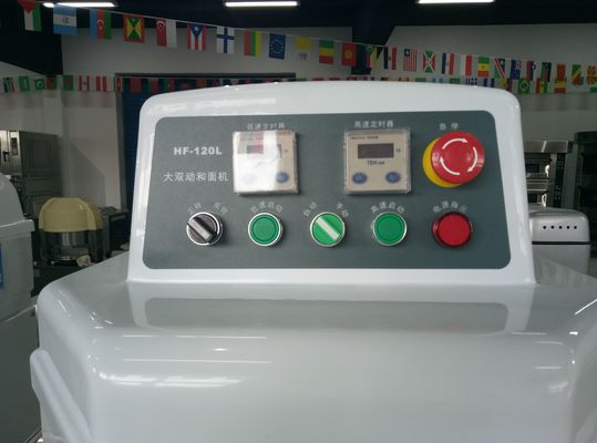 Mezcladora de masa de acero inoxidable en espiral para pan industrial de 50L/80L/100L/200L para uso comercial