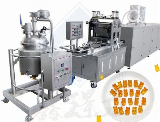 Línea de producción de chocolate de caramelo de jalea dura y blanda avanzada con 150 máquinas para hacer caramelos