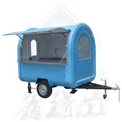 Camión de remolque de carritos de comida móviles al aire libre con equipo personalizado y sistema eléctrico