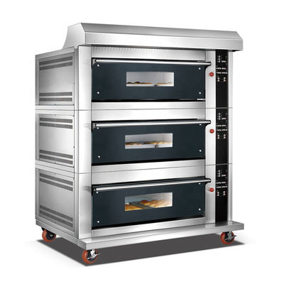 Horno eléctrico de cubierta de alta productividad para hornear pan comercialmente