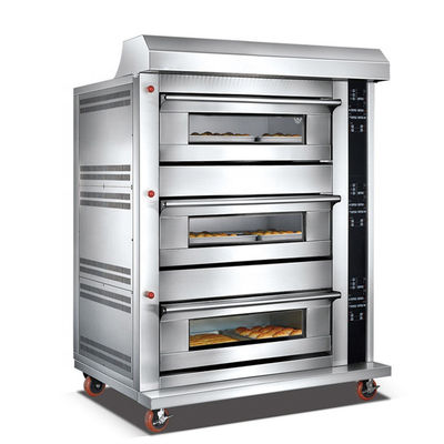 Horno eléctrico de cubierta de alta productividad para hornear pan comercialmente