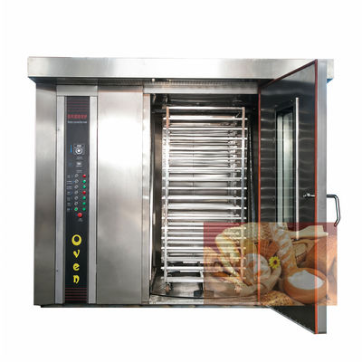 50Horno rotativo eléctrico de gas diesel de 0,5 kW para hornear pan en restaurantes comerciales