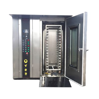 32 Horno rotativo de bandeja 380V Consumo eléctrico 52,5kwh para necesidades industriales de horneado