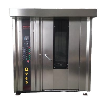 Cuadro de carga del horno rotativo cantidad de 32 piezas por horno para galletas o pan