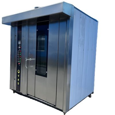 1800X2000X2200mm horno rotativo de pan comercial automático completo con 1 rack cantidad de carga
