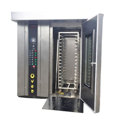32-68 bandejas horno de horneado giratorio de aire caliente para pizza galletas pan pastel calefacción eléctrica