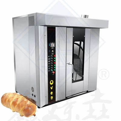 Horno eléctrico de rotissería de 380 V, horno rotativo de 32 bandejas, horno de pollo para gran producción