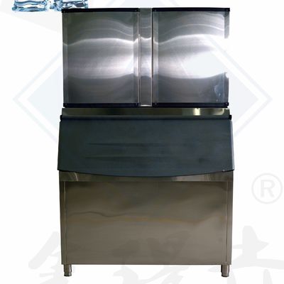 Compresor TECUMSEH 800kg Máquina de hielo de alta capacidad comercial con 22x22x22mm